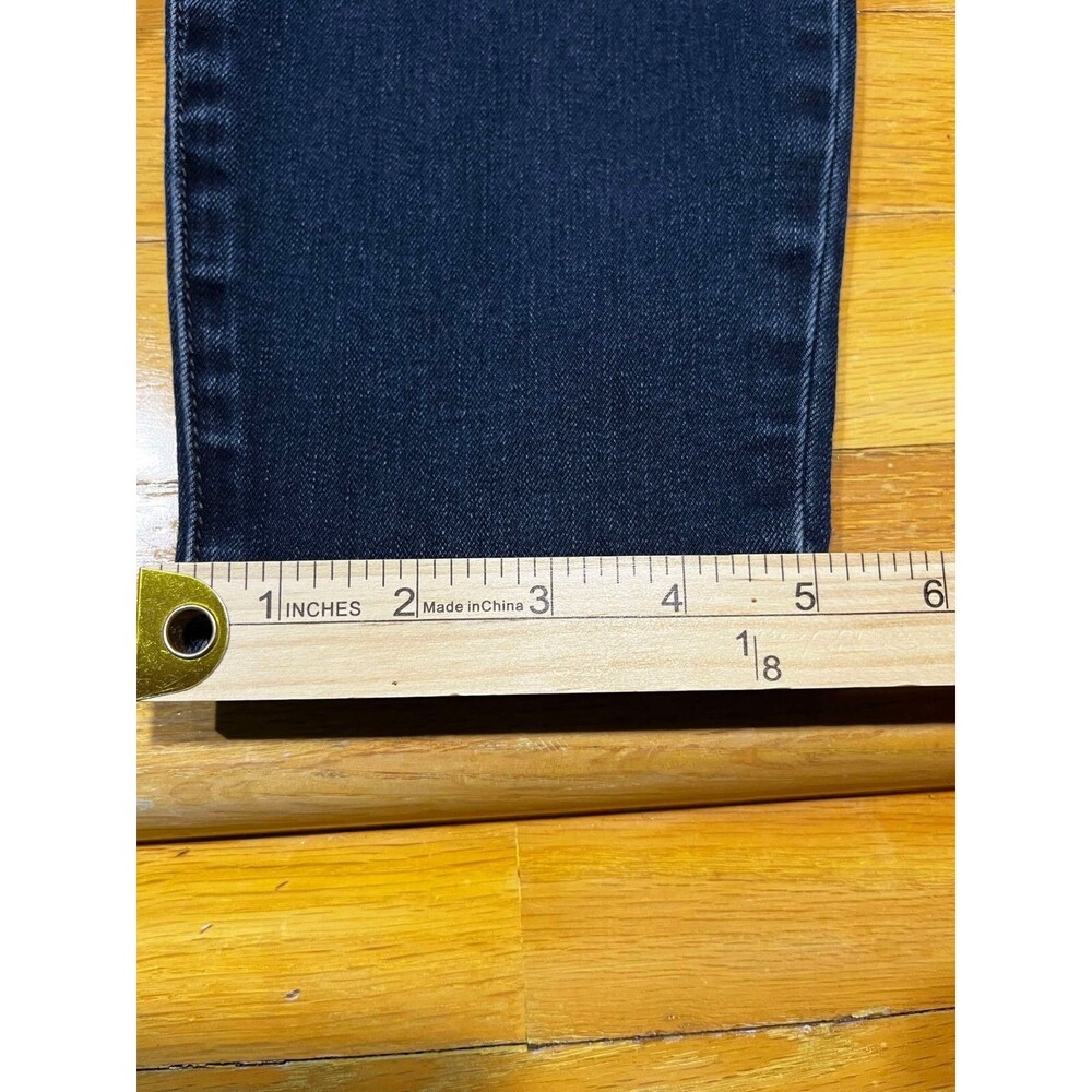 Kut From The Kloth Jeans Womens 10 Straight Blue Distressed Denim Grunge Casual - Picture 10 of 10